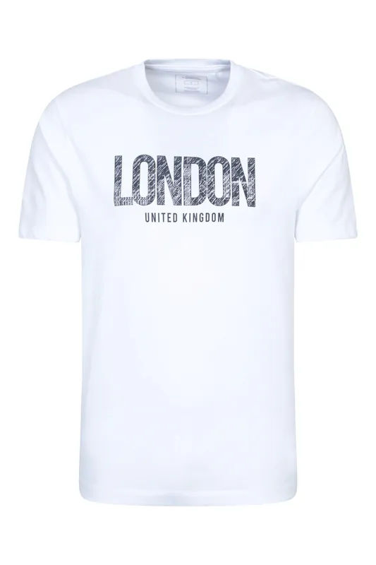 London' Lightweight Casual Soft Short Sleeve 100% Cotton T-Shirt