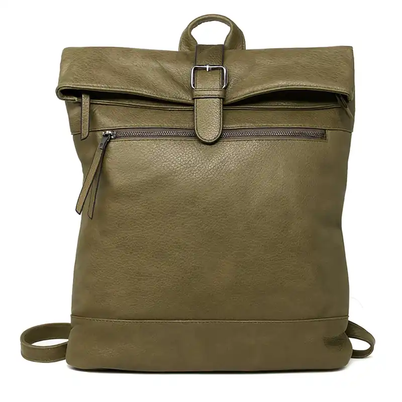Soft Flap-Over Backpack Rucksack Travel Bag