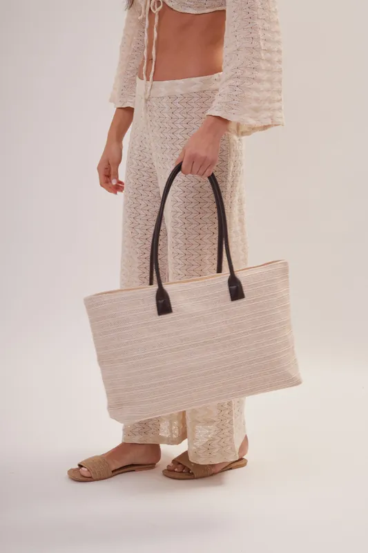 Oversized Woven Beach Bag - My Accessories London