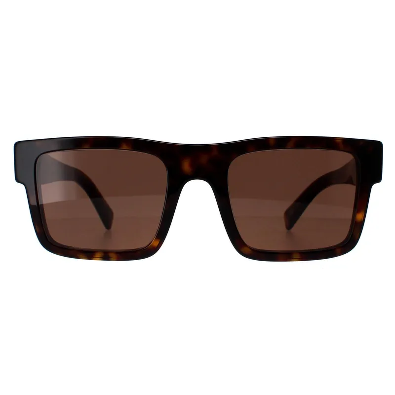 Rectangle Tortoise Dark Brown PR19WS - Prada