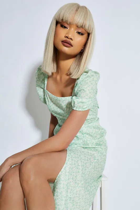 Tie Back Midi Dress - Shnoo