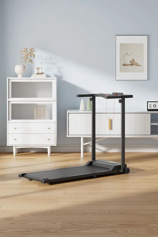Black Folding Indoor Home Gym Treadmill (Without Built-in Stereo)