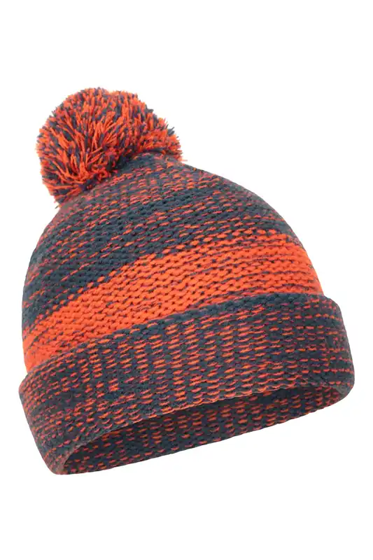'Mark' Breathable Winter Warm Skiing Cosy Knitted Bobble Hat - Mountain Warehouse