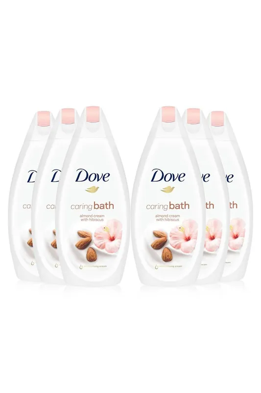 Almond and Moisturising Cream 'Bath Soak', 6x450ml - Dove