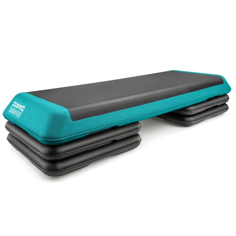 Exercise Aerobic Step 3 Level Height Adjustable Fitness Stepper - Core Balance