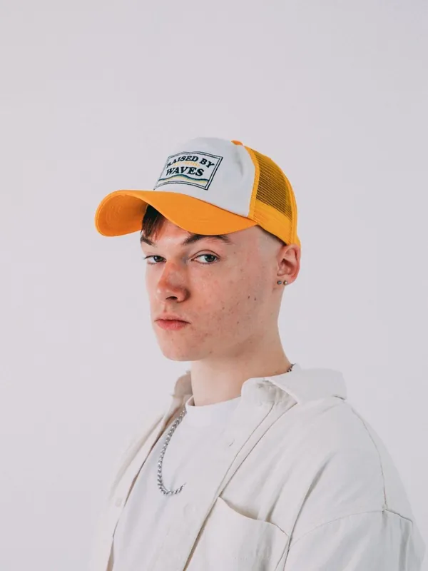 Trucker Hat With Embroidered Slogan - SVNX