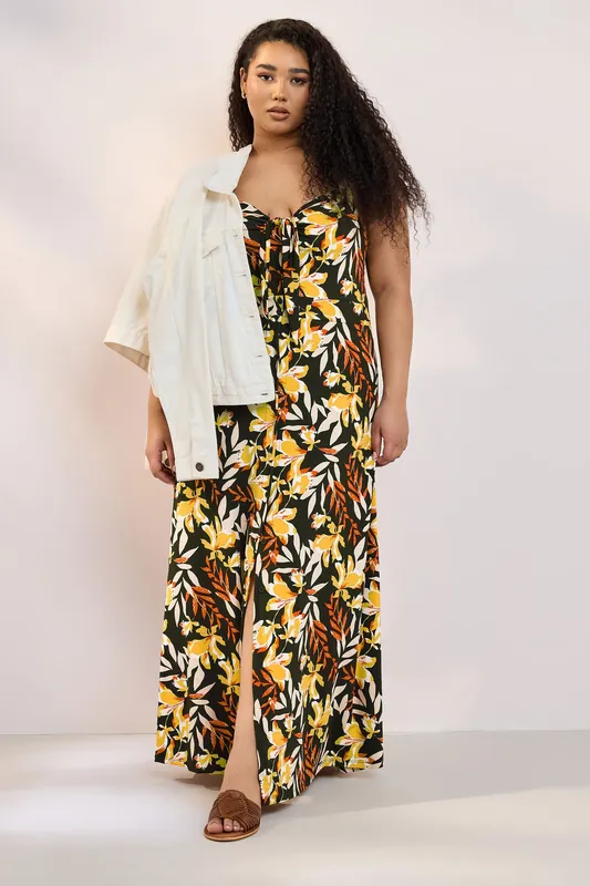 Floral Print Maxi Dress - Yours