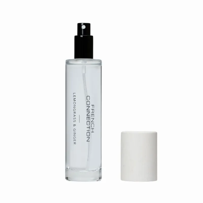 White Wooden Room Spray Lemongrass & Ginger 100ml Home Fragrance - French Connection