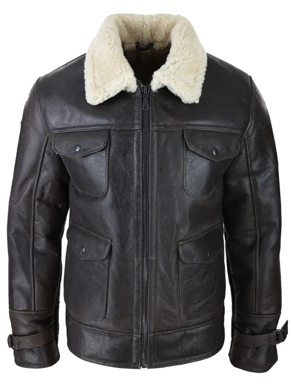 Sherling Sheepskin Winter Jacket - TruClothing