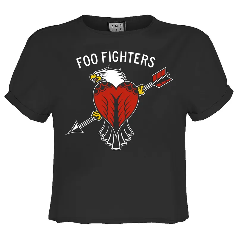 Eagle Tattoo Foo Fighters Crop Top - Amplified