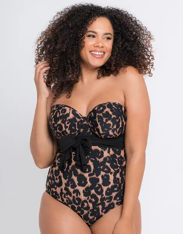 Wrapsody Multiway Bandeau Swimsuit Strapless - Curvy Kate
