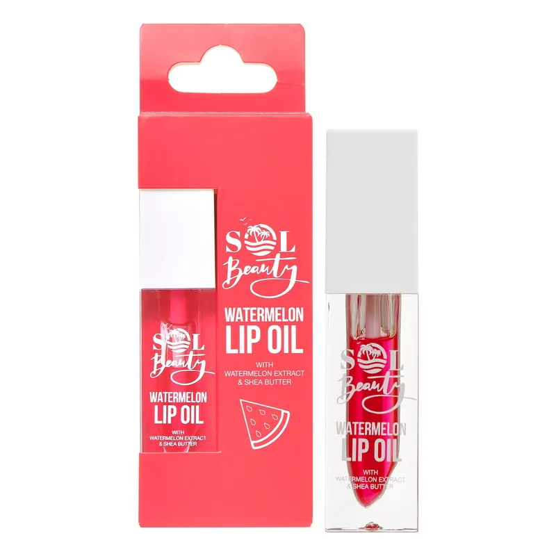 Watermelon Lip Oil Extract Shea Butter Nourish Hydrate Soften Lips 3g - SOL Beauty