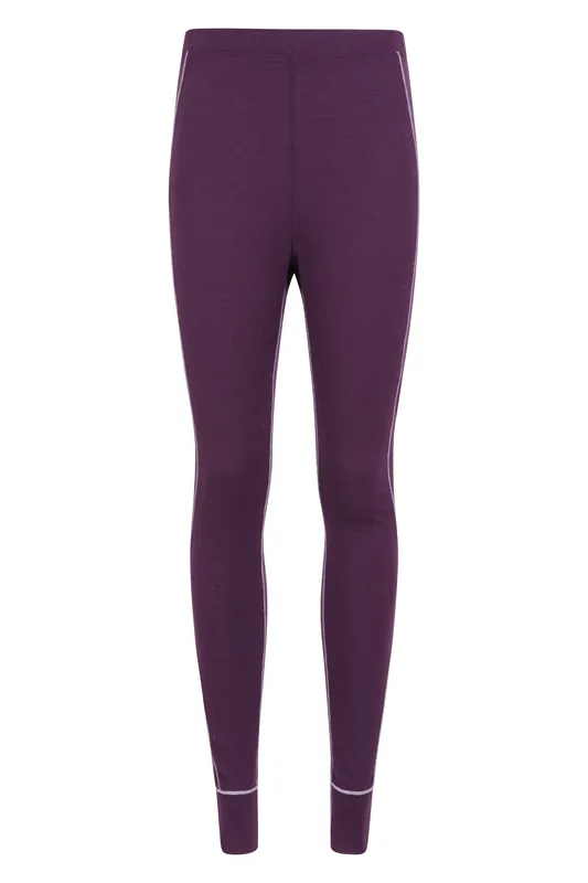 ’Asgard’ Moisture Wicking Quick Dry Warm Merino Wool Thermal Pants - Mountain Warehouse