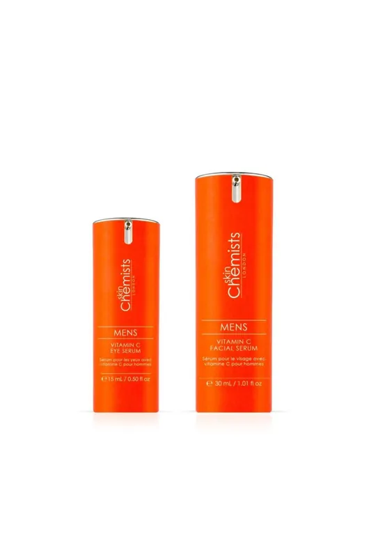 Men's Anti-Ageing Vitamin C Facial and Eye Serum Kit