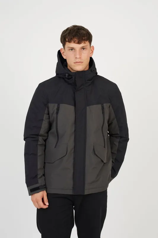 Colour Block Hooded Jacket - Brave Soul