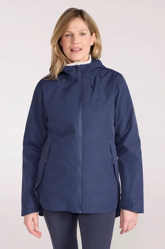 Canyon' Lightweight Waterproof Warm Hooded Outdoor Full Zip Jacket - Mountain Warehouse