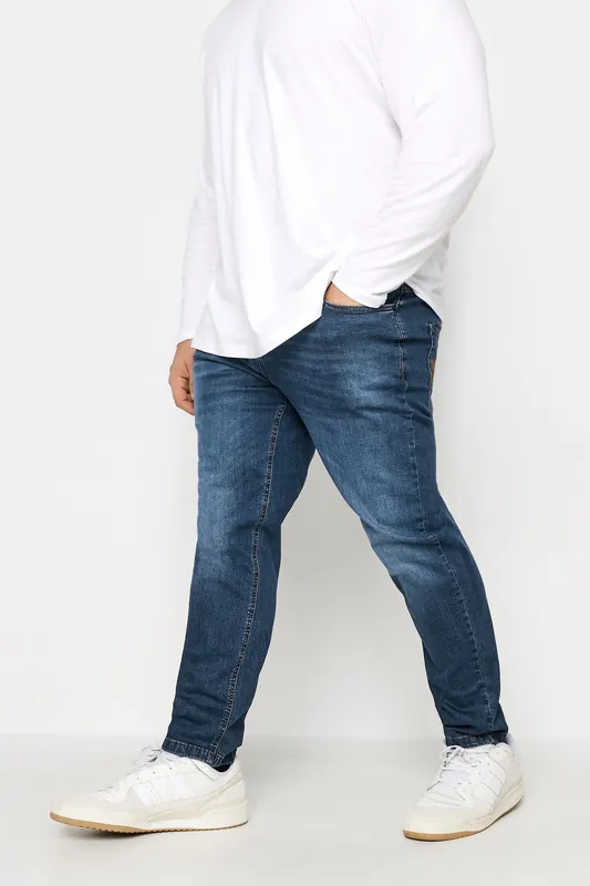 Mid Rinse Stretch Jeans - BadRhino