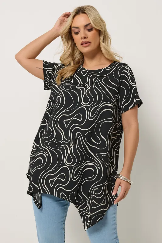 Swirl Hanky Hem Top - Yours