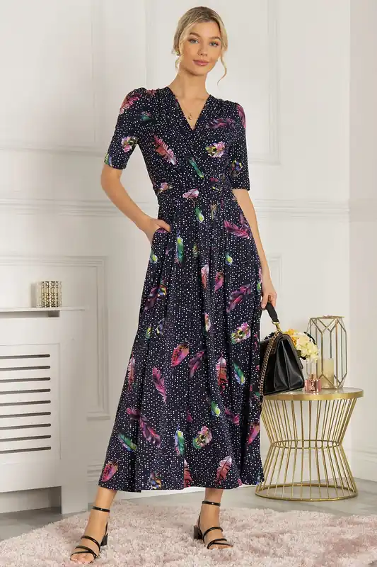 Airis Printed Maxi Dress - Jolie Moi