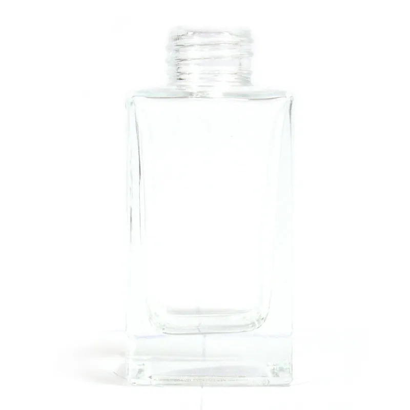 100 ml Square Long Reed Diffuser Bottlle - Clear