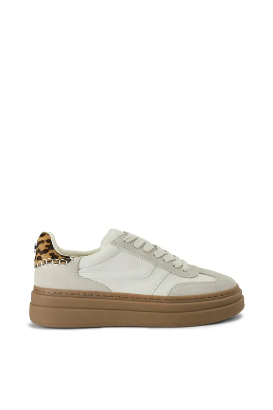 Dodge White' Suede Trainers - STEVE MADDEN