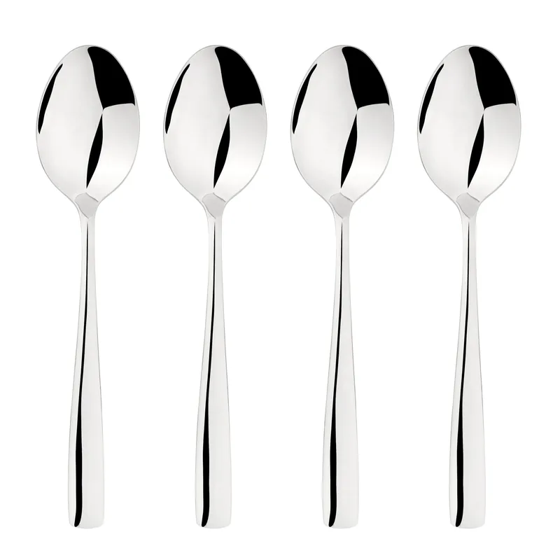 Cutlery 18/8 Stainless Steel Spoon 4pc Set Simplicity - Glim & Glam