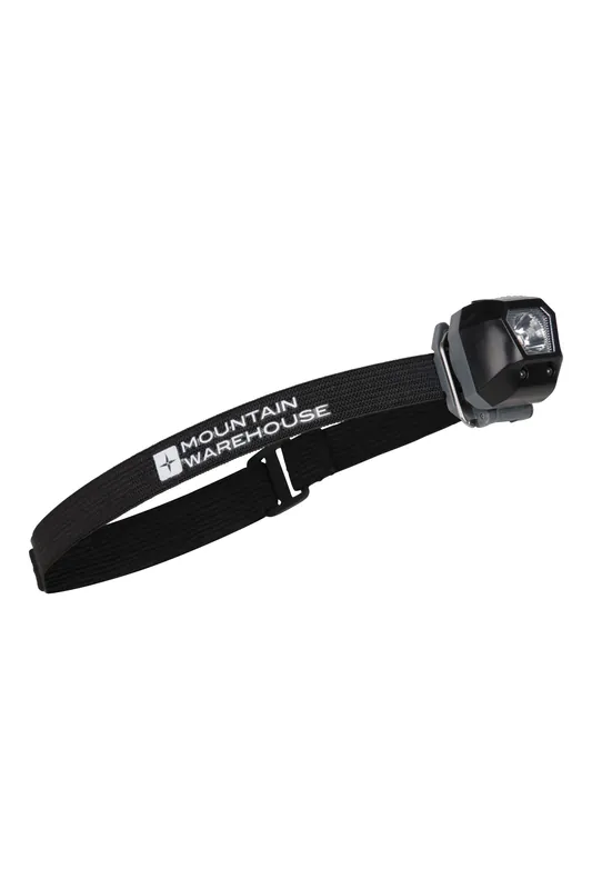 Lightweight Adjustable Head Strap Long Lasting Outdoor Mini Head Torch - Mountain Warehouse