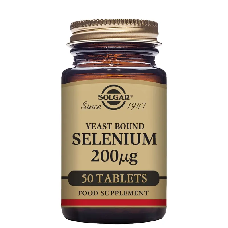 Yeast Bound Selenium 200µg Tablets x 50 - Solgar