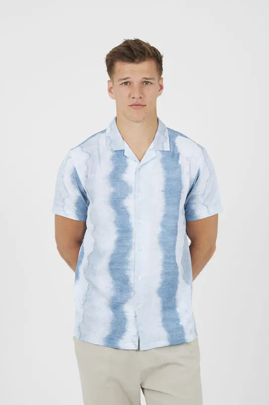 Regular Fit Printed Button-Up Shirt