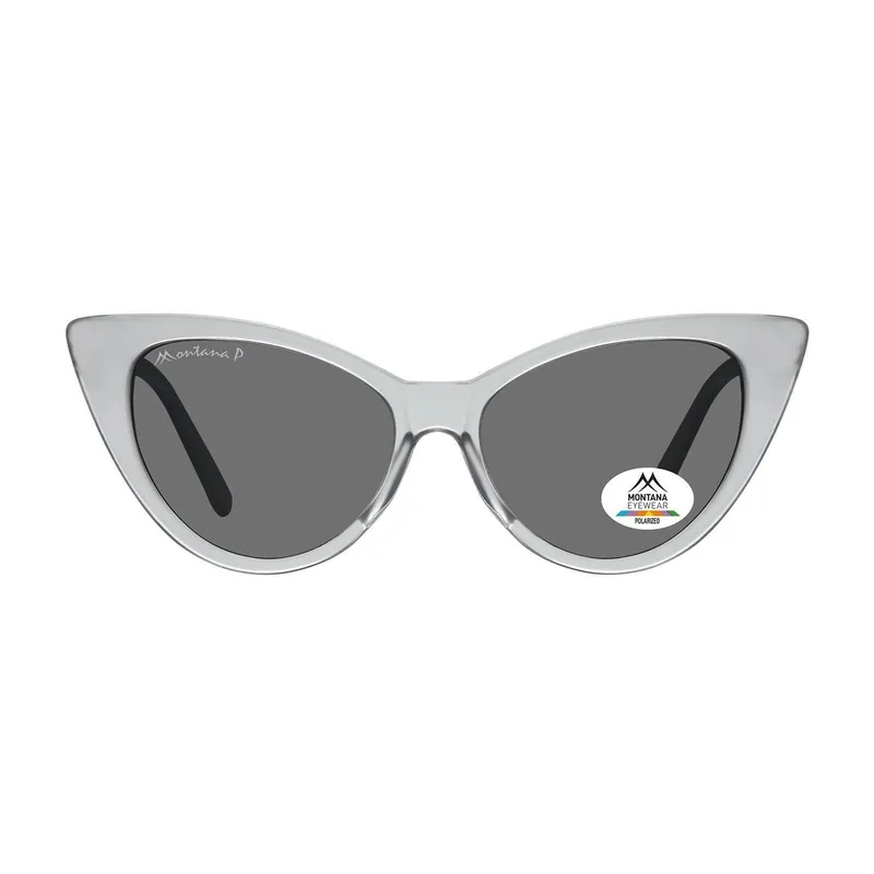 Cat Eye Grey Transparent Grey Polarized MP71 - montana