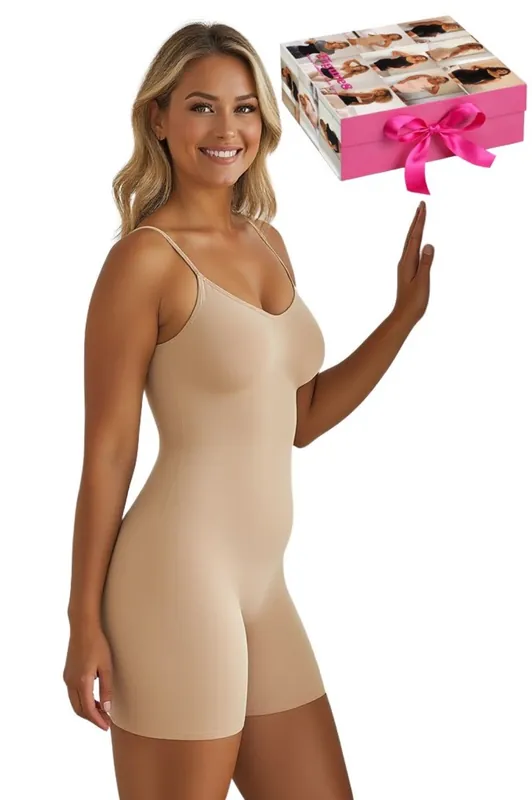 Lingerie Bodies and Bodysuits Figure8 Womens Full Body Shapewear, Tan - FIGURE8 SHAPEWEAR