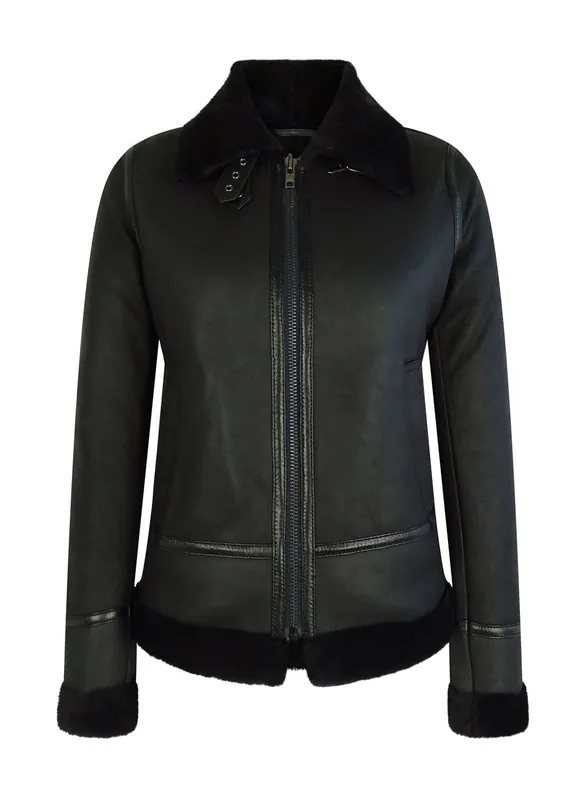 Classic Sheepskin Zip Jacket B3 Pilot - TruClothing