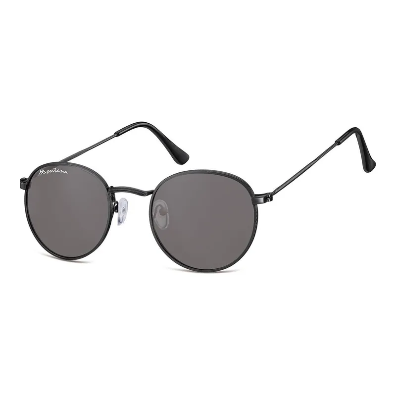 Round Matte Black Smoke S92 - montana