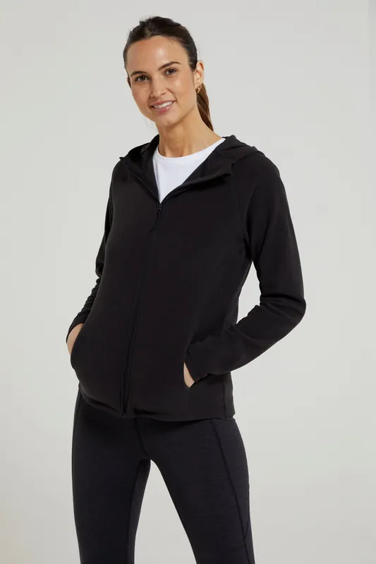 Camber' Full Zip Comfy Hooded Fleece Sweatshirt - Mountain Warehouse