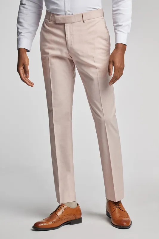 Light Pink Plain Trousers - Antique Rogue