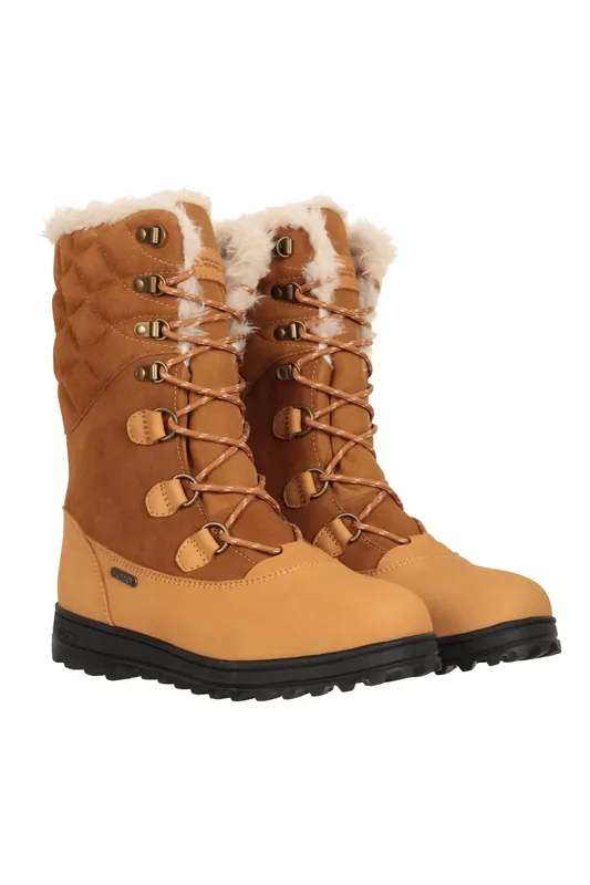 Vostock Snow Boots Waterproof Warm Winter Shoes - Mountain Warehouse