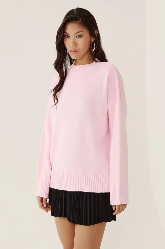Crew Neck Cozy Sweater - Hiccup