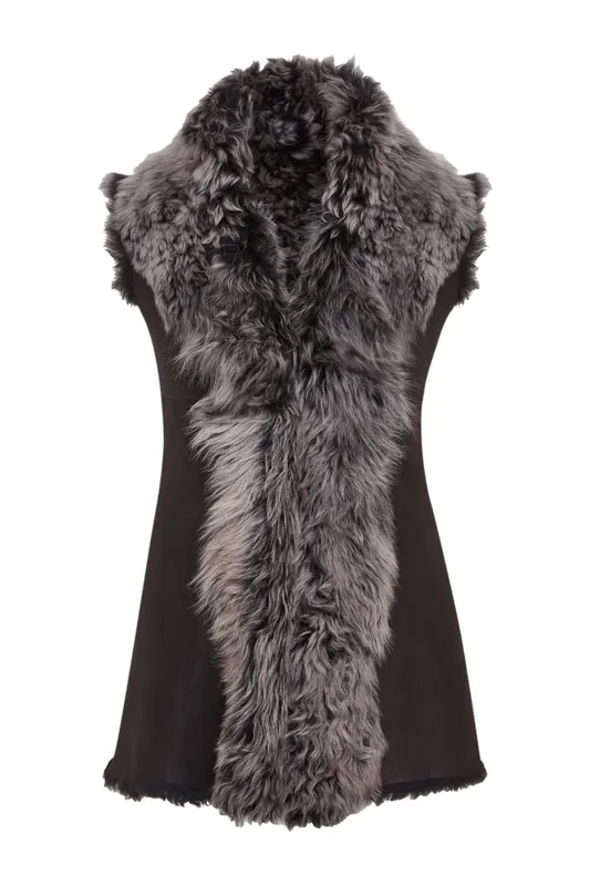 Toscana Shearling Nappa Leather Sheepskin Gilet - Parkes