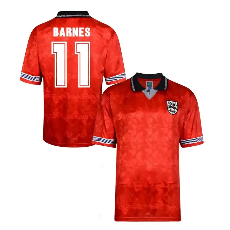 Mens Score Draw World Cup 1990 Away Shirt - Barnes 11