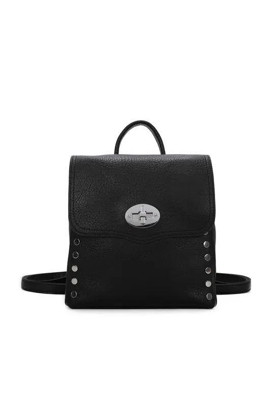 Bianca Flap Front Studded Mini Backpack - IKRUSH