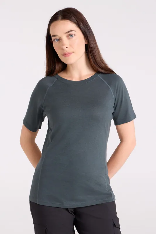 Summit' Lightweight Antibacterial Warm Merino Wool Thermal T-Shirt