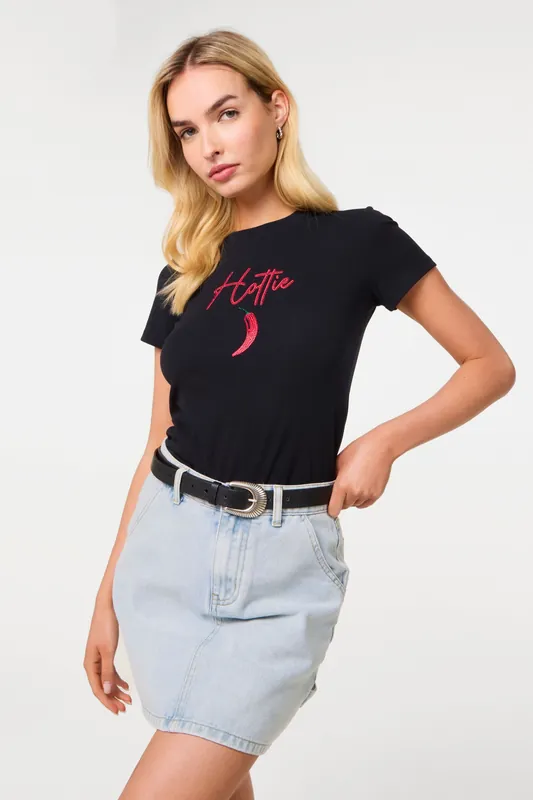 Black Hottie Chilli T-Shirt