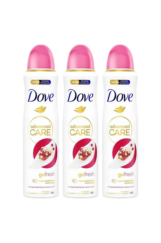 'Antiperspirant' Pomegranate & Lemon Deo for Women, 3x 150ml - Dove