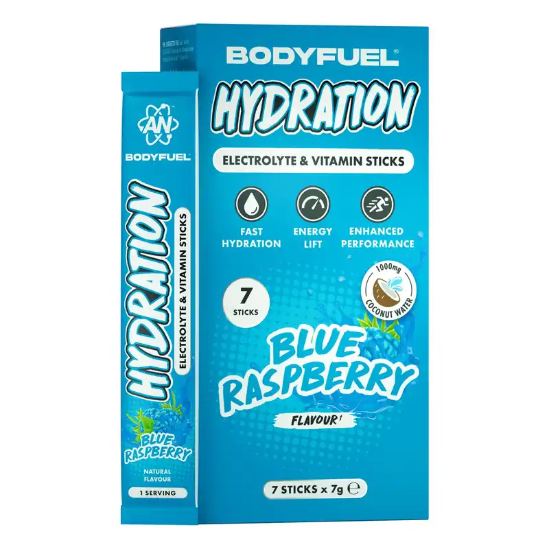BodyFuel Hydration Electrolyte Sticks - Berry Blast - 7 Servings
