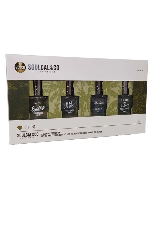 Soulcal & Co Gift Set 4 x 20ml Eau de Toilette Spray - Soulcal California