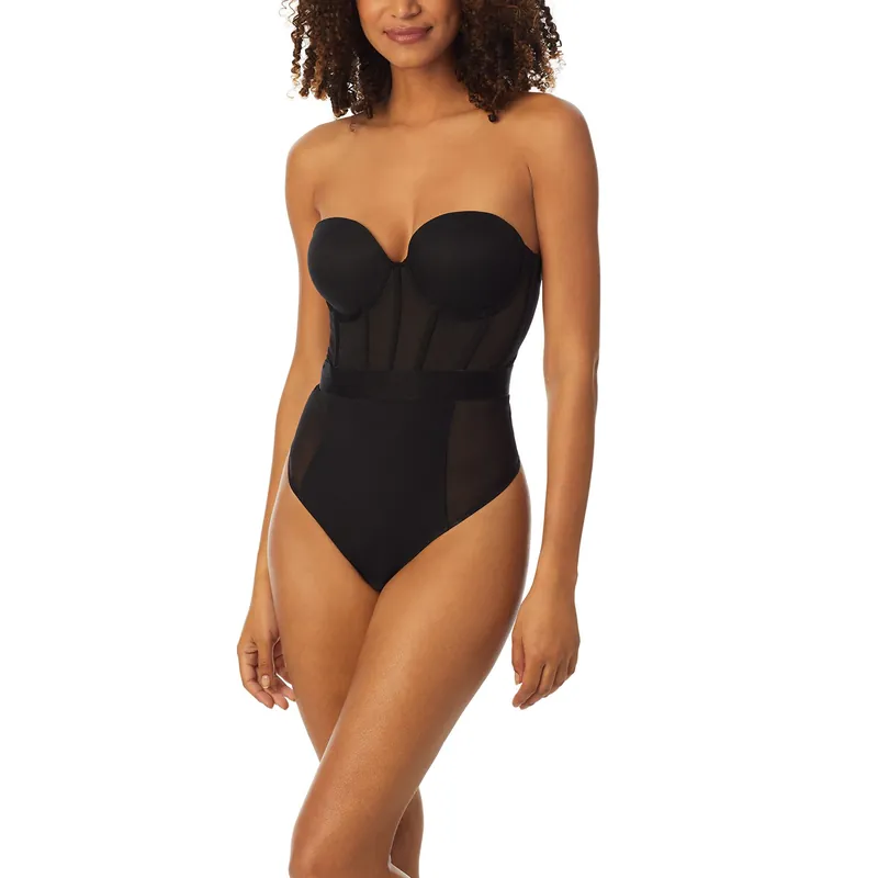 MESH BODYSUIT - DKNY