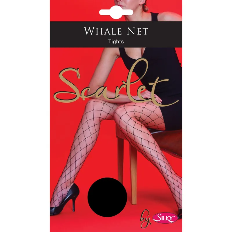 Scarlet Whale Net Tights (1 Pair) - Silky