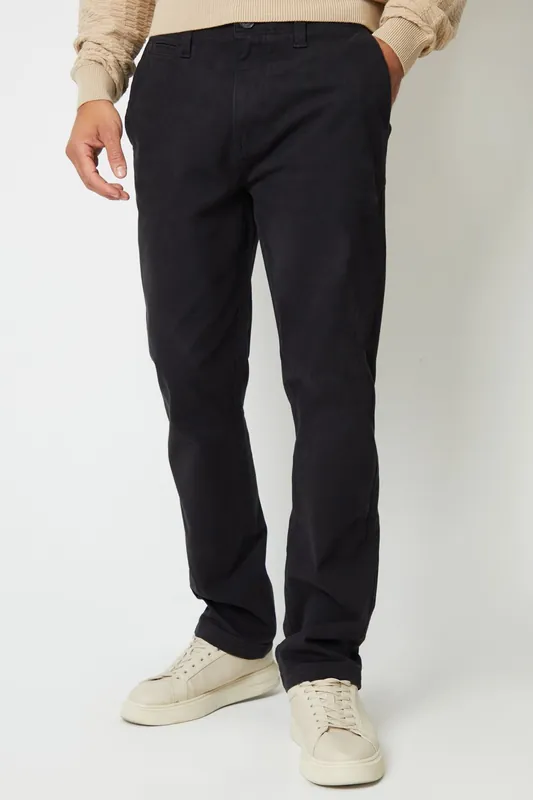 Ravello' Straight Leg Canvas Trousers With Stretch - Threadbare