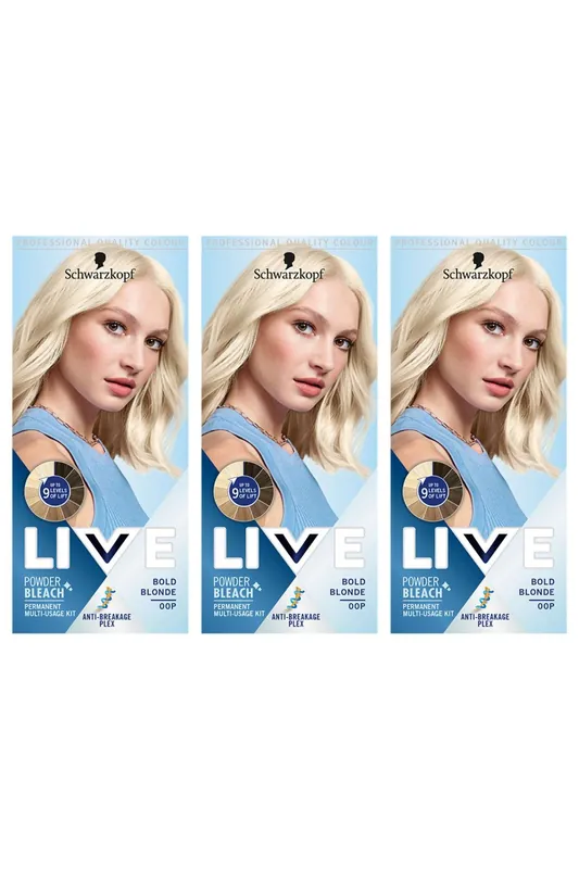 Live Post Bleach Toner Semi-Permanent 'Hair Dye' Soft Blond