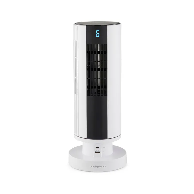 Air Flex 14" Tower Fan with Built-In Device Charger